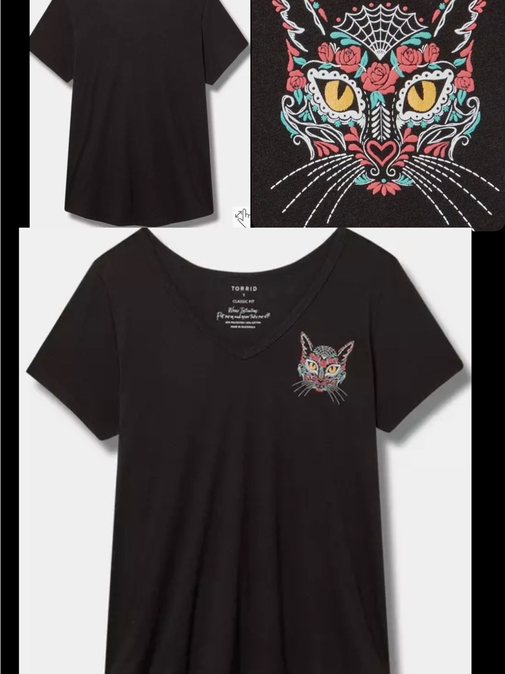 torrid• cat classic signature jersey girlfriend tee